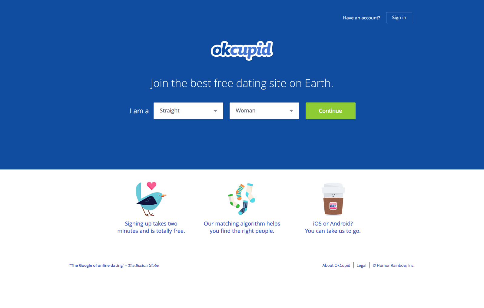 przykłady landing page