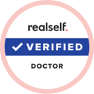 Realself verified doctor logo