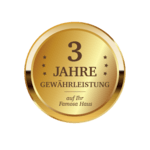 Siegel 3 Jahre Gew&auml;hrleistung