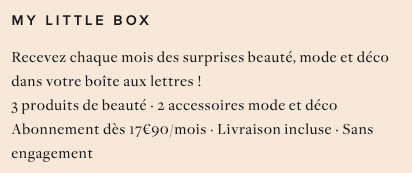 Recevez My Little Box tous les mois