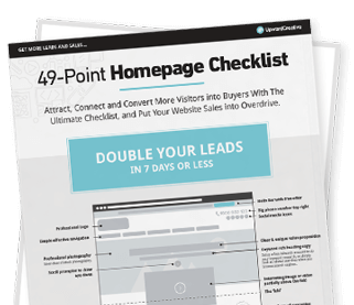 Get Your FREE Homepage Checklist Now