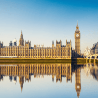 Widok na Parlament .