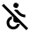 Not Accessible Icon