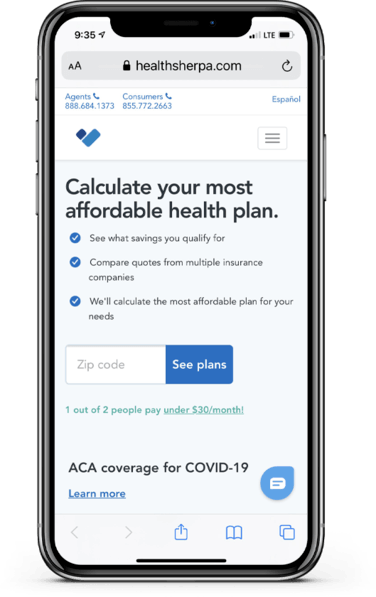 HealthSherpa ACA Enrollment Platform