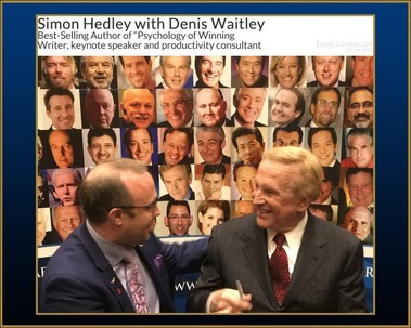 DR Simon Hedley with Denis Waitley