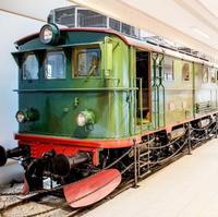 Pociąg w Muzeum Kolejnictwa.