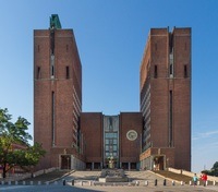 Ratusz w Oslo.