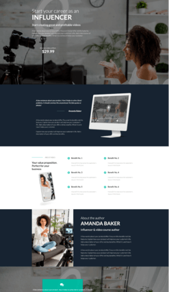 Landing page builder