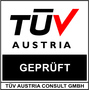 TÜV Austria geprüft Siegel