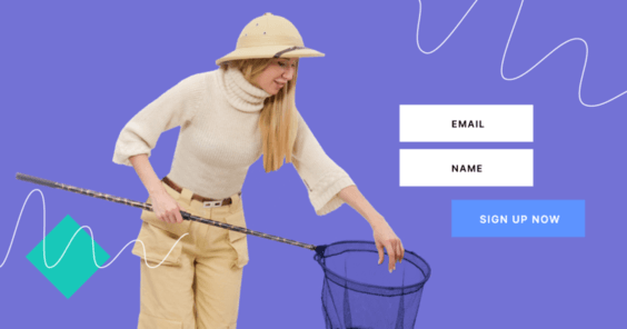 Capturing leads’ details