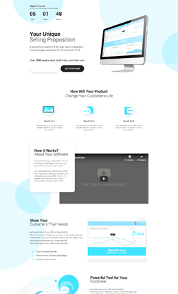 Landing page builder