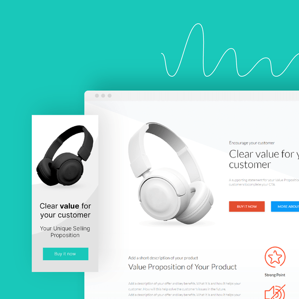 Obraz przedstawiający banery reklamowe