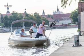 Wpływanie do Śluzy Mieszczańskiej