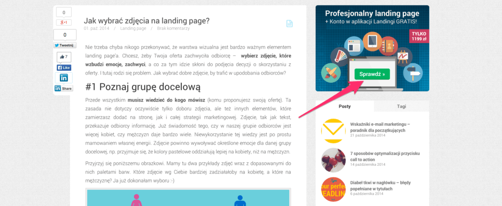 Skąd brać ruch na landing page - Landingi blog