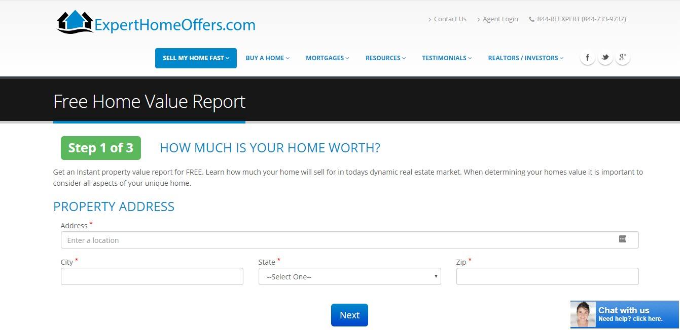 Landing Page Examples - ExpertHomeOffers Landing Page Examples - ExpertHomeOffers