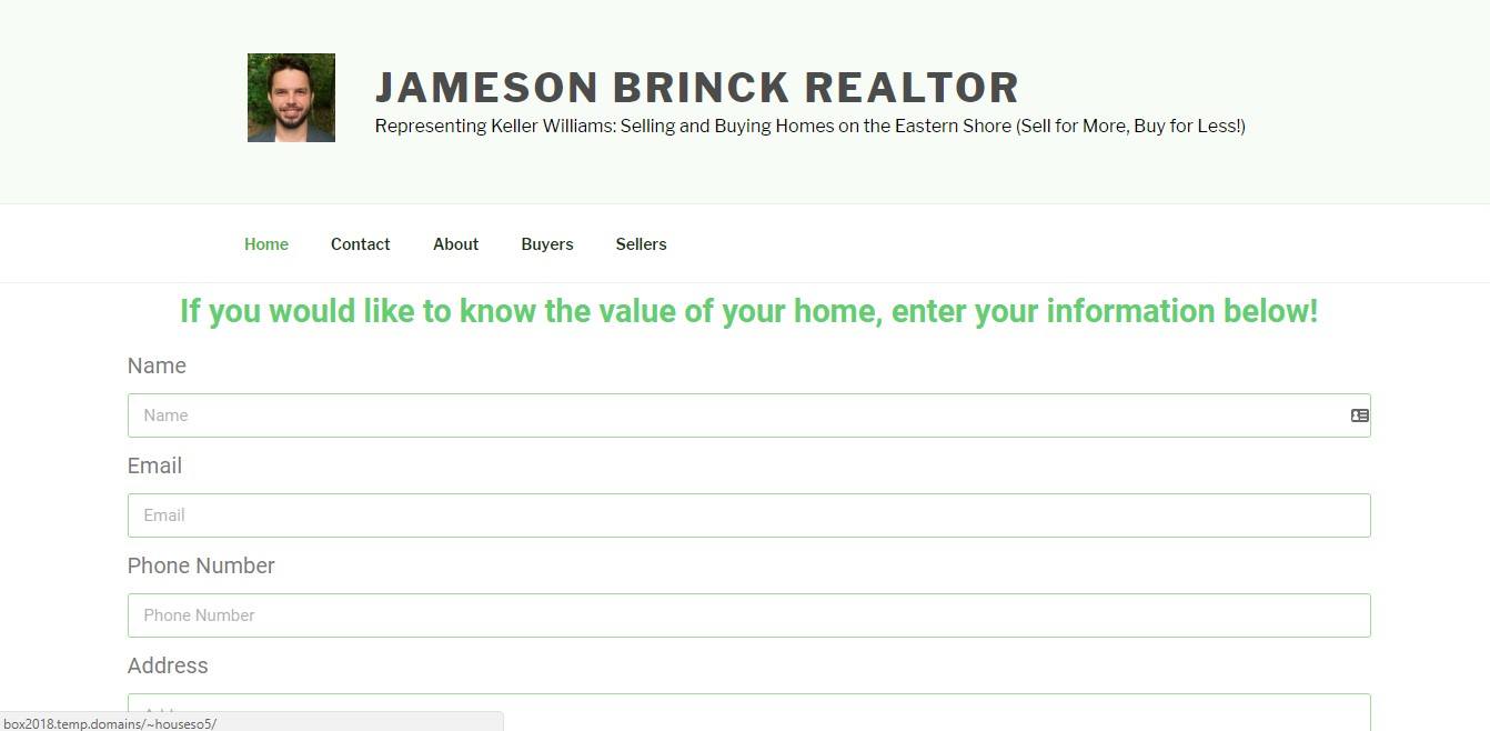 Landing Page Examples - Jameson Brinck Landing Page Examples - Jameson Brinck