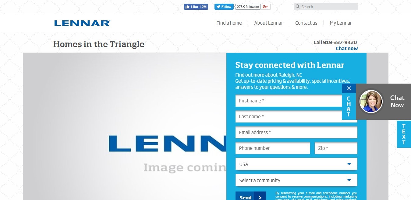 Landing Page Example - Lennar Landing Page Example - Lennar
