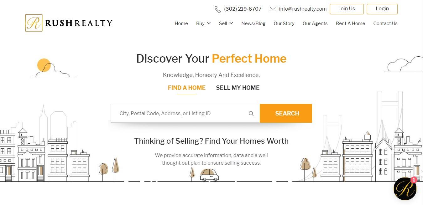 Landing Page Examples - Rush Realty Landing Page Examples - Rush Realty