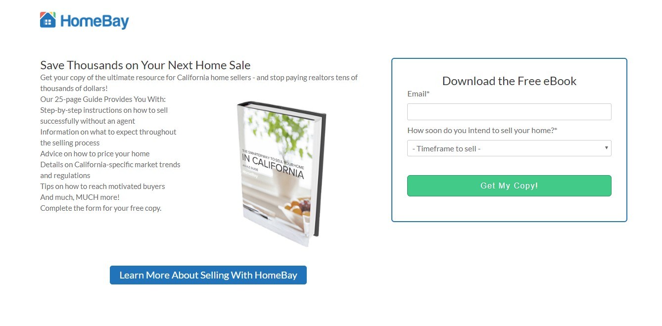Landing Page Examples - HomeBay Landing Page Examples - HomeBay