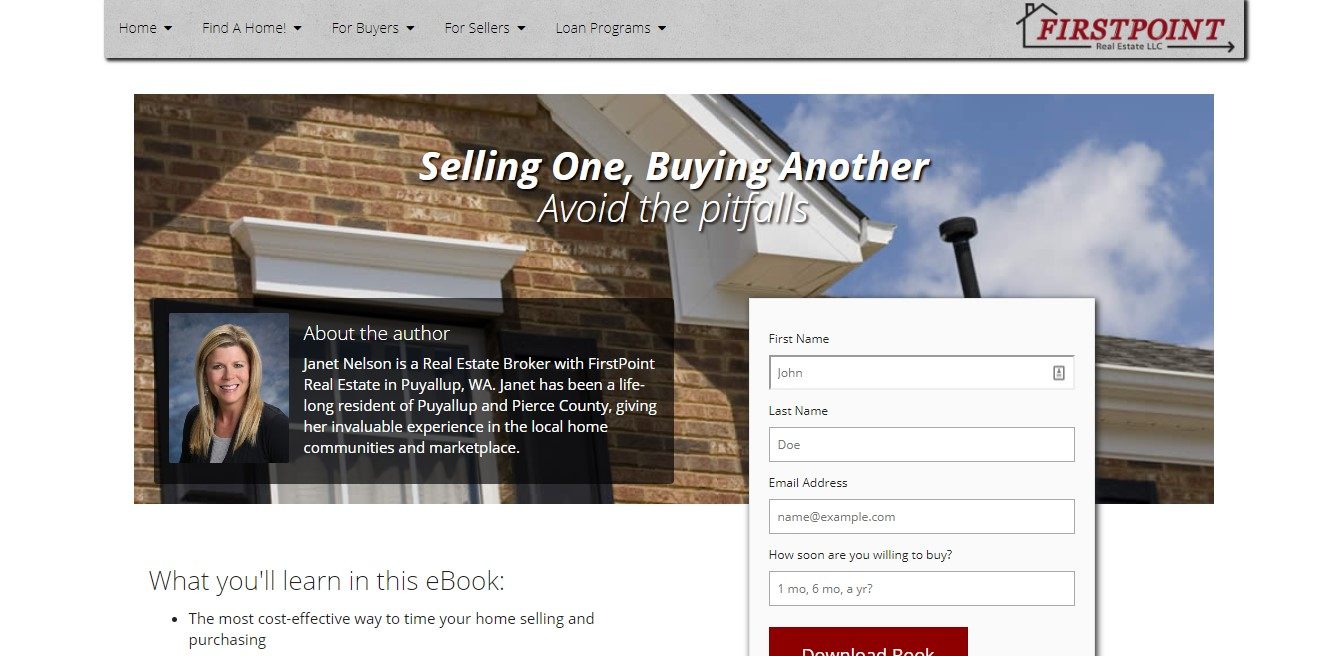 Landing Page Examples - FirstPoint Landing Page Examples - FirstPoint