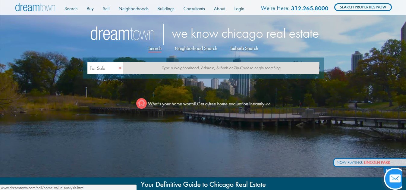 Landing Page Example - Dream Town Landing Page Example - Dream Town