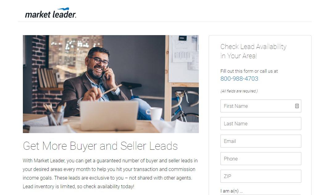 Landing Page Examples - Market Leader Landing Page Examples - Market Leader