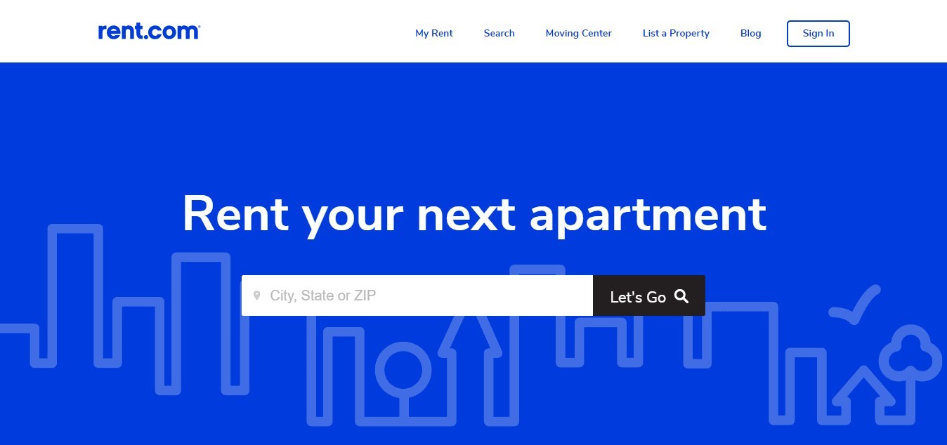 Landing Page Examples - Rent.com Landing Page Examples - Rent.com