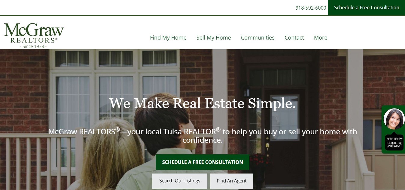 Landing Page Examples - McGraw Realtors Landing Page Examples - McGraw Realtors