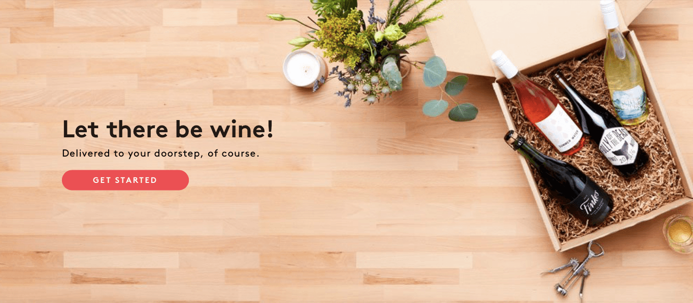 Ecommerce Landing Page Example Winc Ecommerce Landing Page Example Winc