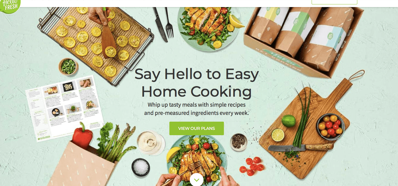 Ecommerce Landing Page Example Hello Fresh Ecommerce Landing Page Example Hello Fresh