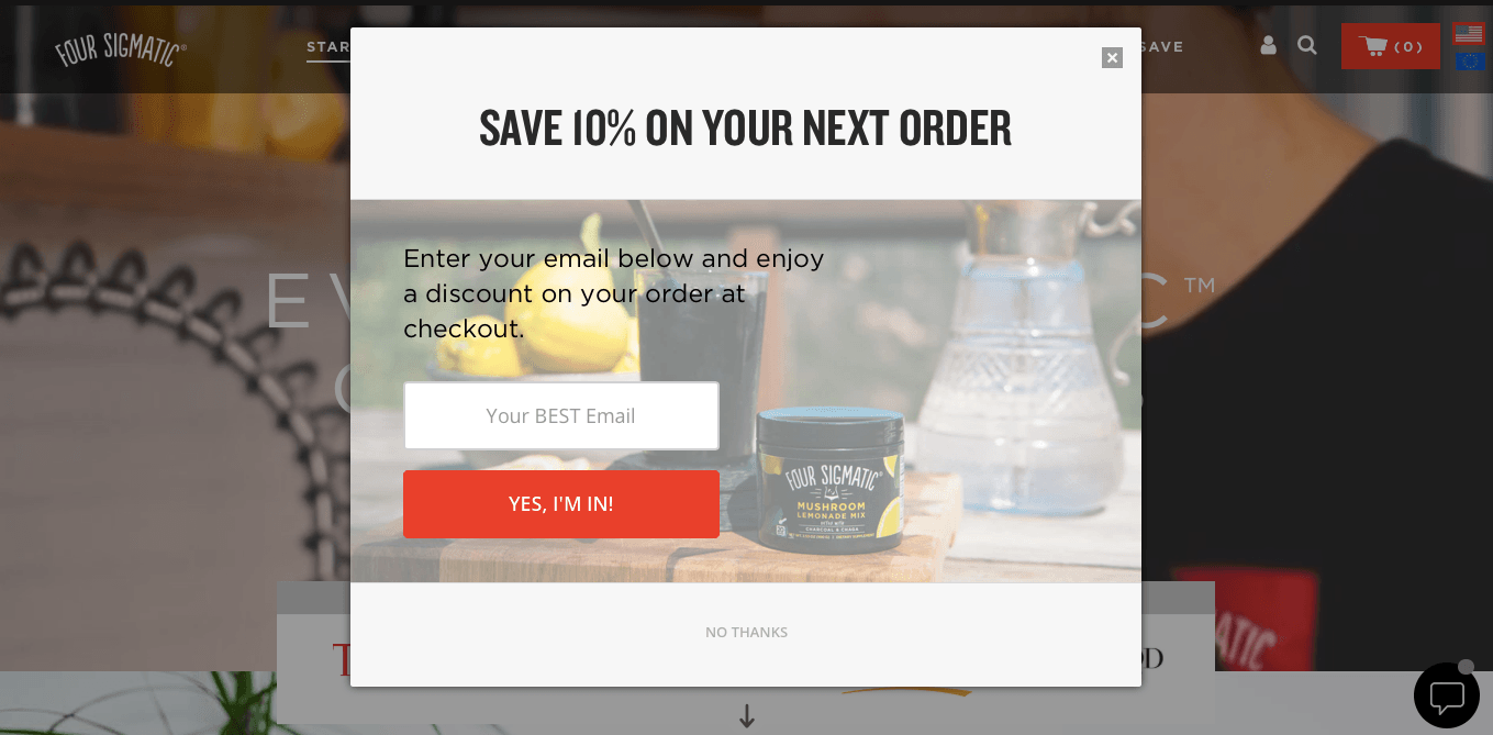 Ecommerce Landing Page Example Four Sigmatic Mushroom Coffee Ecommerce Landing Page Example Four Sigmatic Mushroom Coffee