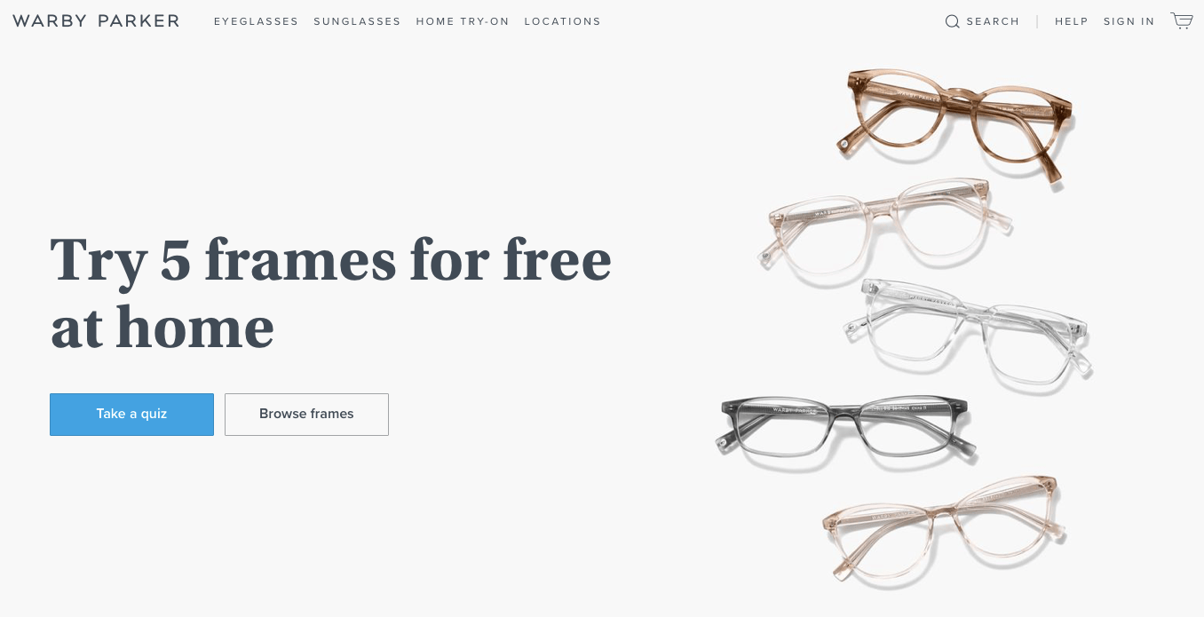 Ecommerce Landing Page Example Warby Parker Ecommerce Landing Page Example Warby Parker
