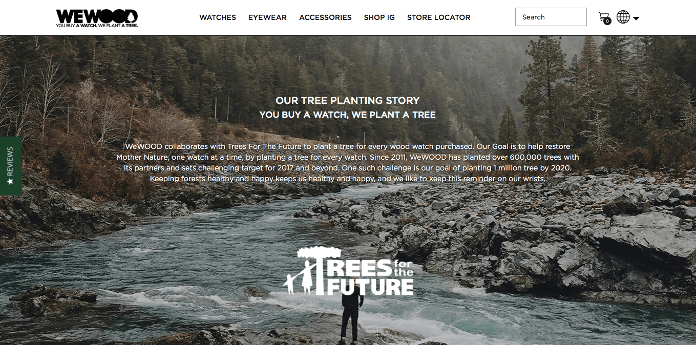 Ecommerce Landing Page Example We Wood Ecommerce Landing Page Example We Wood
