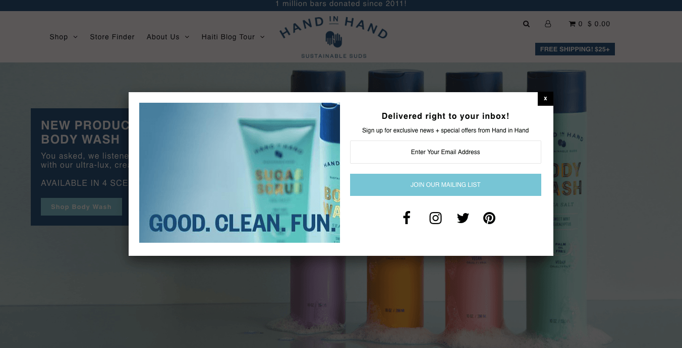 Ecommerce Landing Page Example Hand in Hand Ecommerce Landing Page Example Hand in Hand