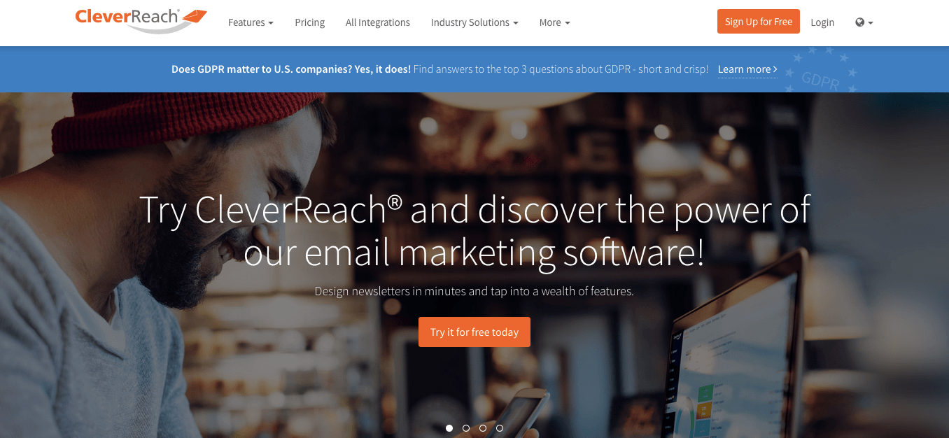 Ecommerce Landing Page Example CleverReach Ecommerce Landing Page Example CleverReach