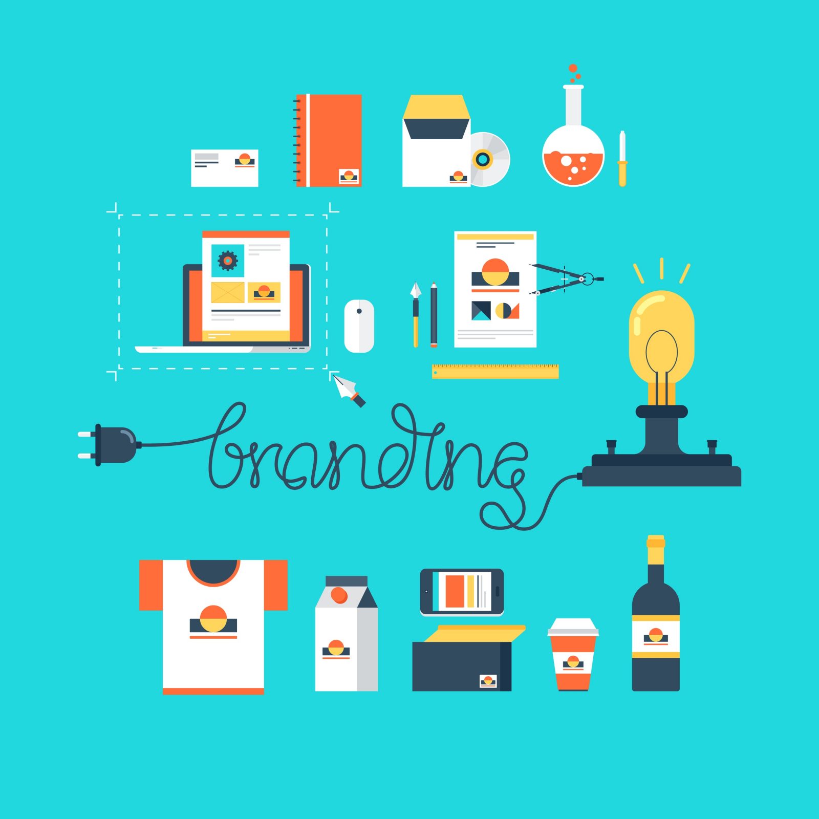 Branding w 7 krokach Przykłady brandingu w formie graficznej