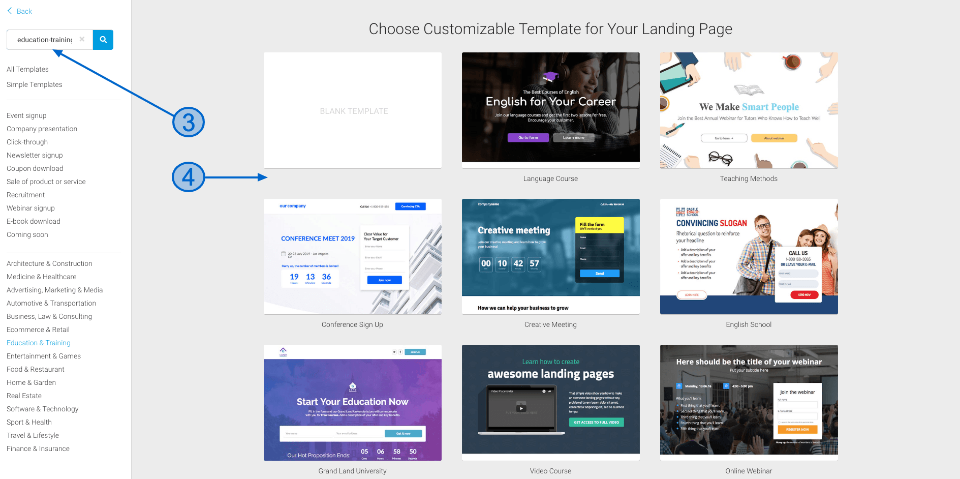 szablony landing page opcje 2 szablony landing page
