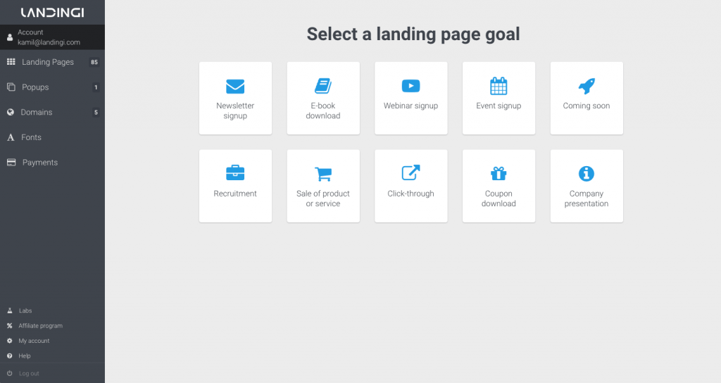 szablony landing page stare szablony landing page