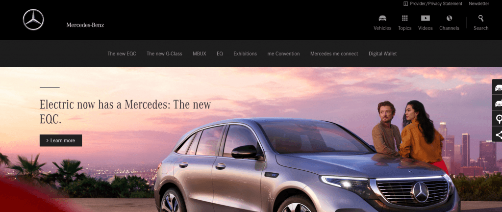 Mercedes Landing Page Mercedes Product Landing Page