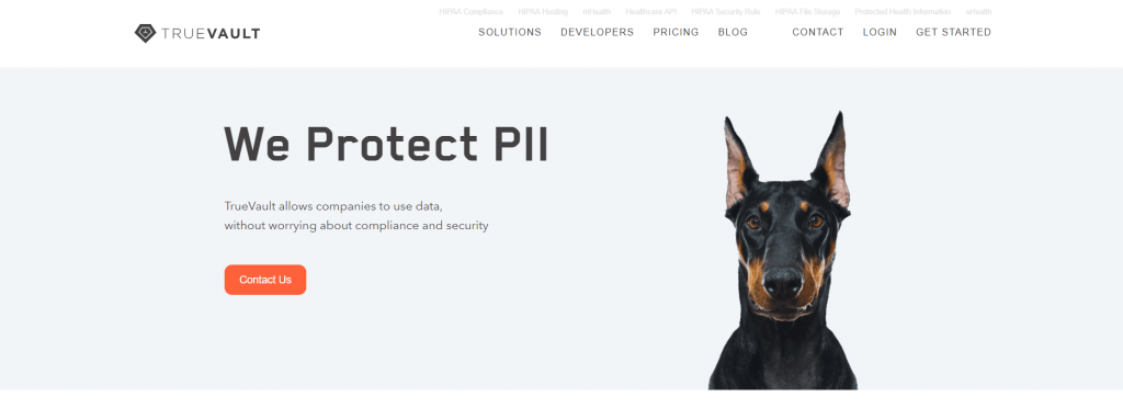 TrueVault LP True Vault Landing Page
