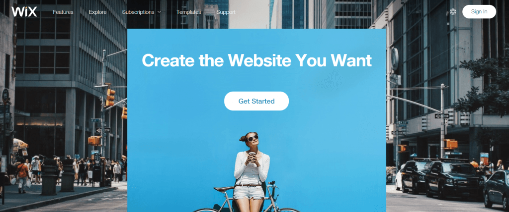 Wix Landing Page Wix Landing Page One Image