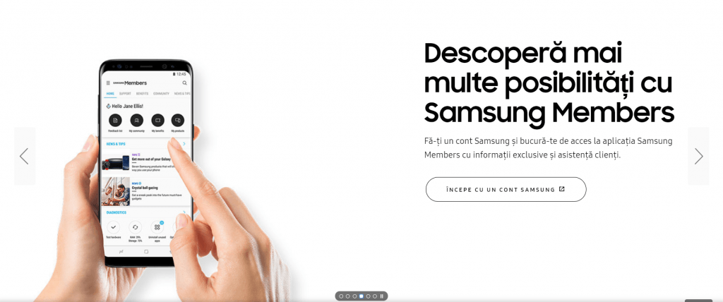 Samsung Landing Page Samsung Members Landing Page