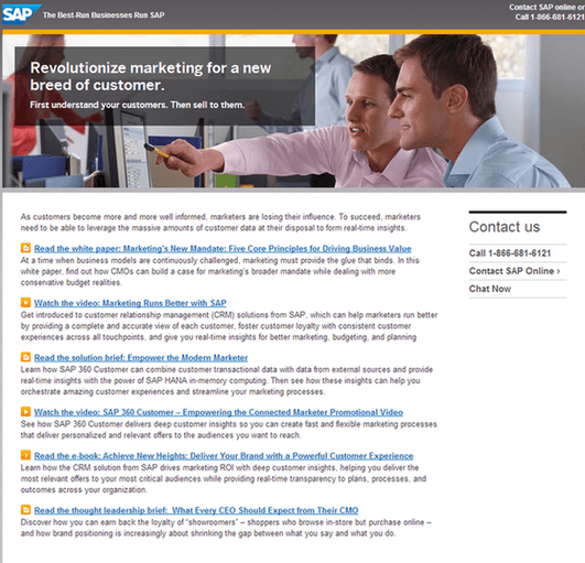 SAP Landing Page SAP Landing Page Stock