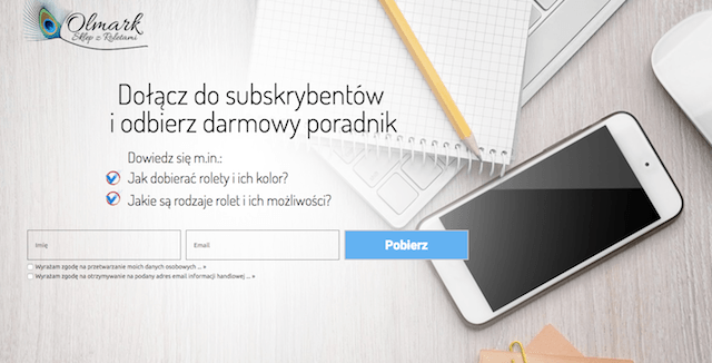 Zapisy do newslettera Zapisy do newslettera klient niezdecydowany