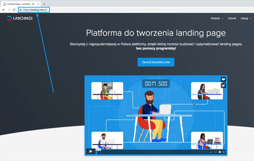 SSL na stronie landingi Certyfikat SSL na stronie landingi