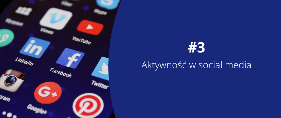 Aktywność w social media Sklep internetowy - aktywność w social media