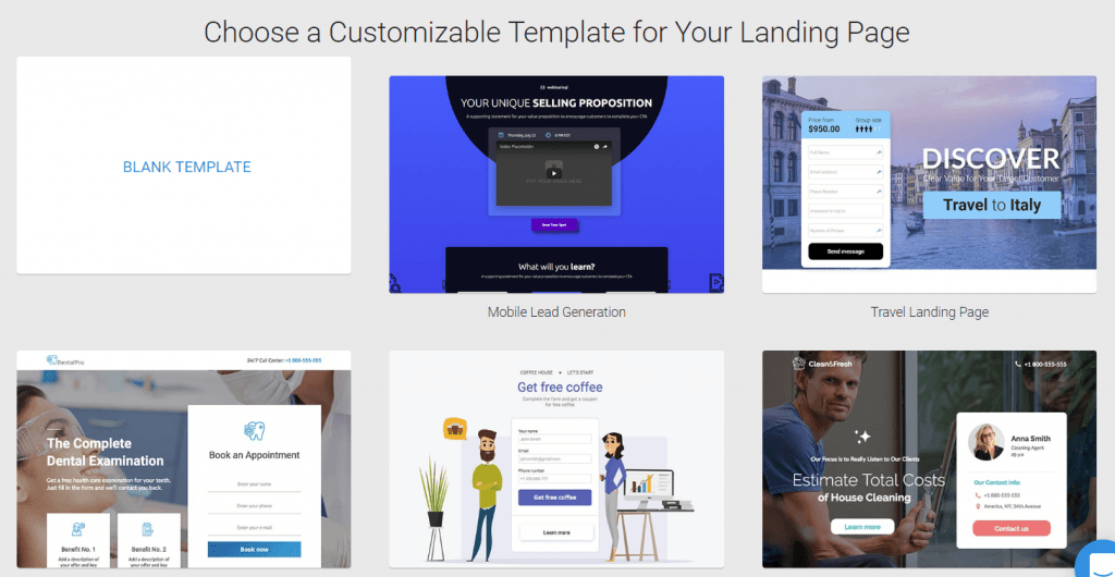 Choosing Landing Page Template Customizable Templates for Your Landing OPage