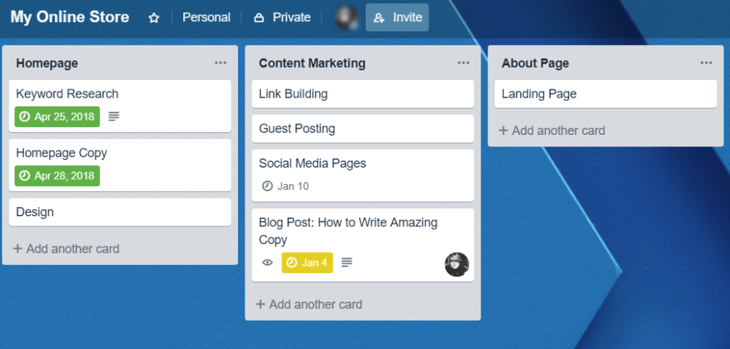 Manage tasks with Trello Your private and professional ToDo-list