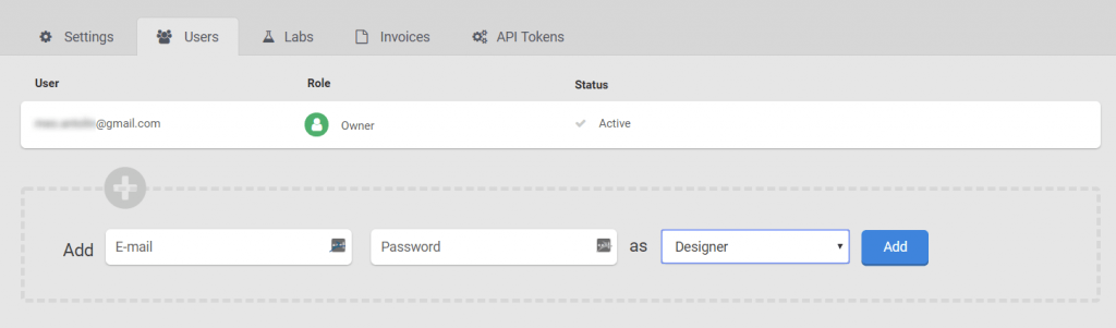 Users administration and role assignment Create users and assign privileges