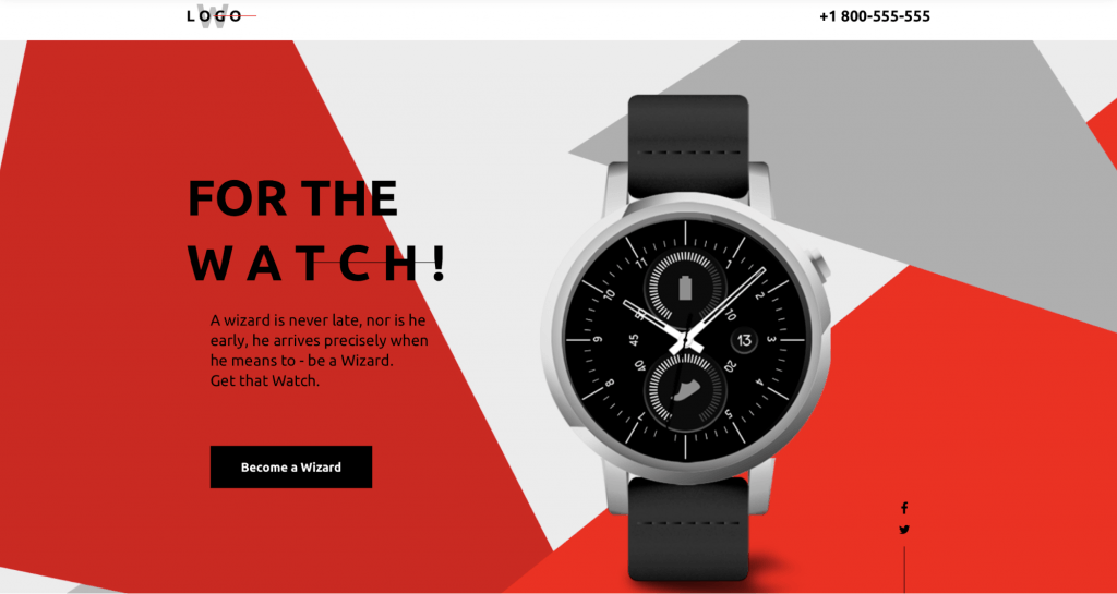 Landing Page Landing Page based on template